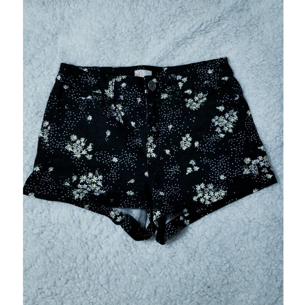 Floral High Waist Shorts